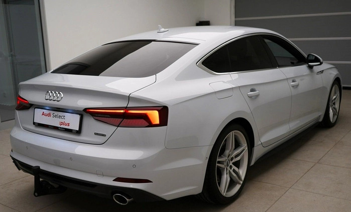 Audi A5 cena 189850 przebieg: 109307, rok produkcji 2019 z Stawiski małe 781